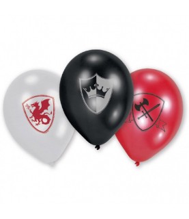 6 Knight & Dragon Balloons