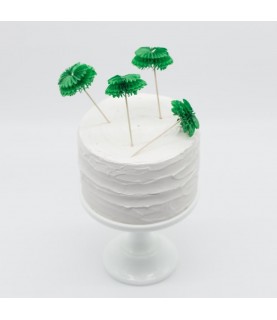12 Honeycomb Palm Leaf Partypiekser