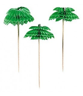 12 Honeycomb Palm Tree Picks