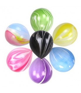 8 Ballons Marbrés