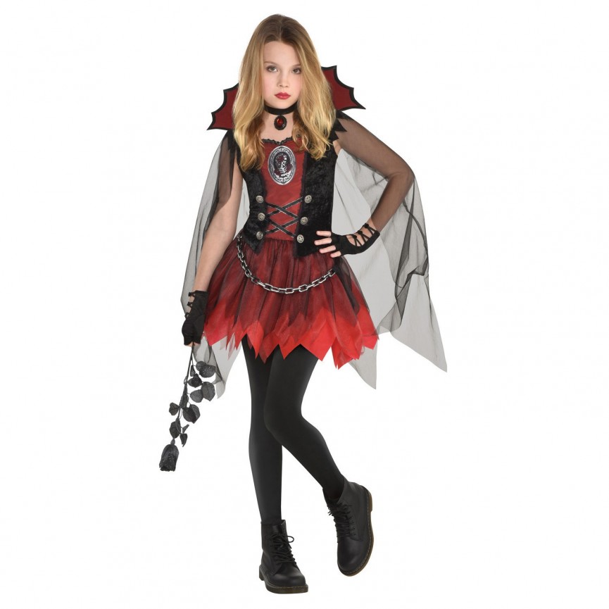 Dark Vamp Girl Déguisement Enfant