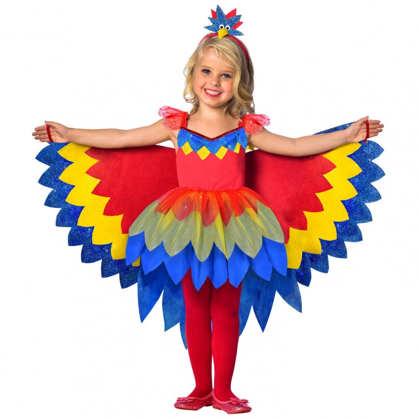 Pretty Parrot Children's Costume