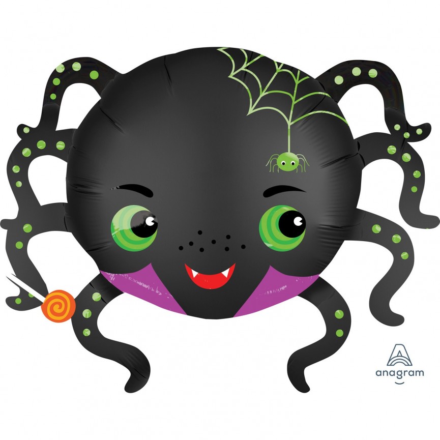 Satinierter Spinne-Folienballon