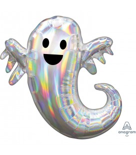 Iridescent Ghost Foil Balloon