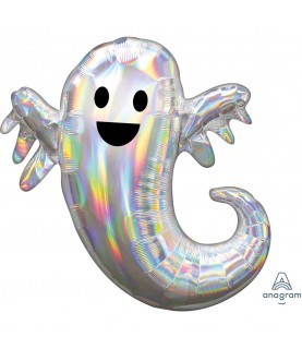 Iridescent Ghost Foil Balloon