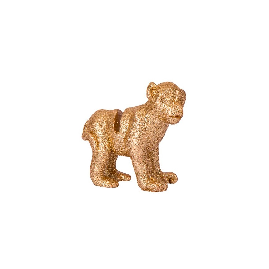 4 Gold Glitter Monkey Place Card Holder