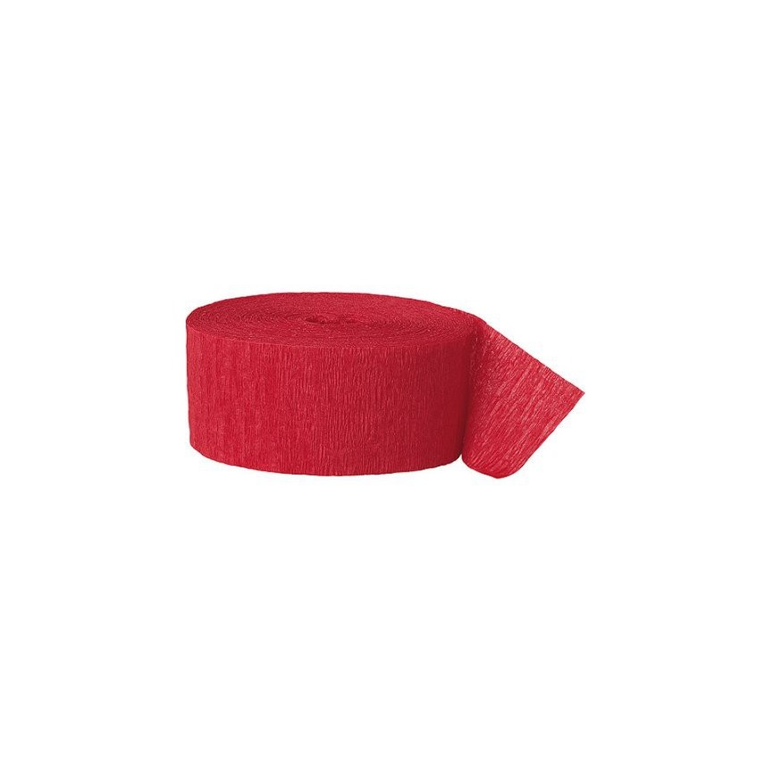 Red Crepe Streamer Red Crepe Streamer