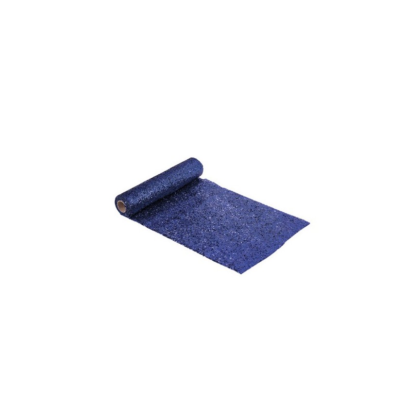 Midnight Blue Glitter Table Runner