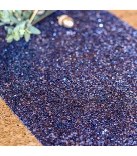 Midnight Blue Glitter Table Runner