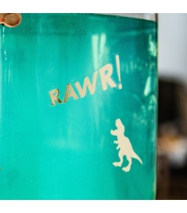 Gold Dinosaurs Stickers
