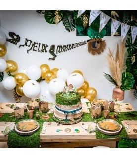 4 Gold Glitter Dinosaurs Place Card Holder