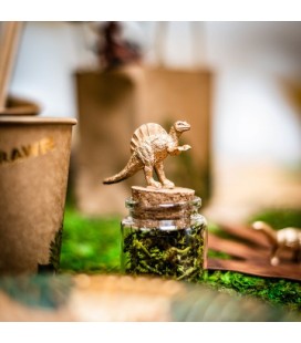 5 Dinosaures Décoratifs Dorés