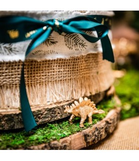 5 Dinosaures Décoratifs Dorés