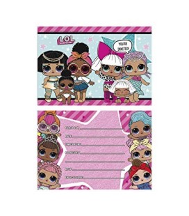 Invitations Poupées LOL Surprise!