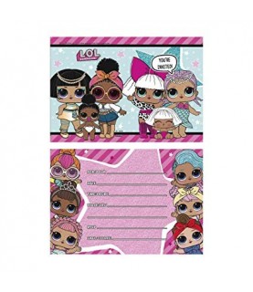 Invitations Poupées LOL Surprise!