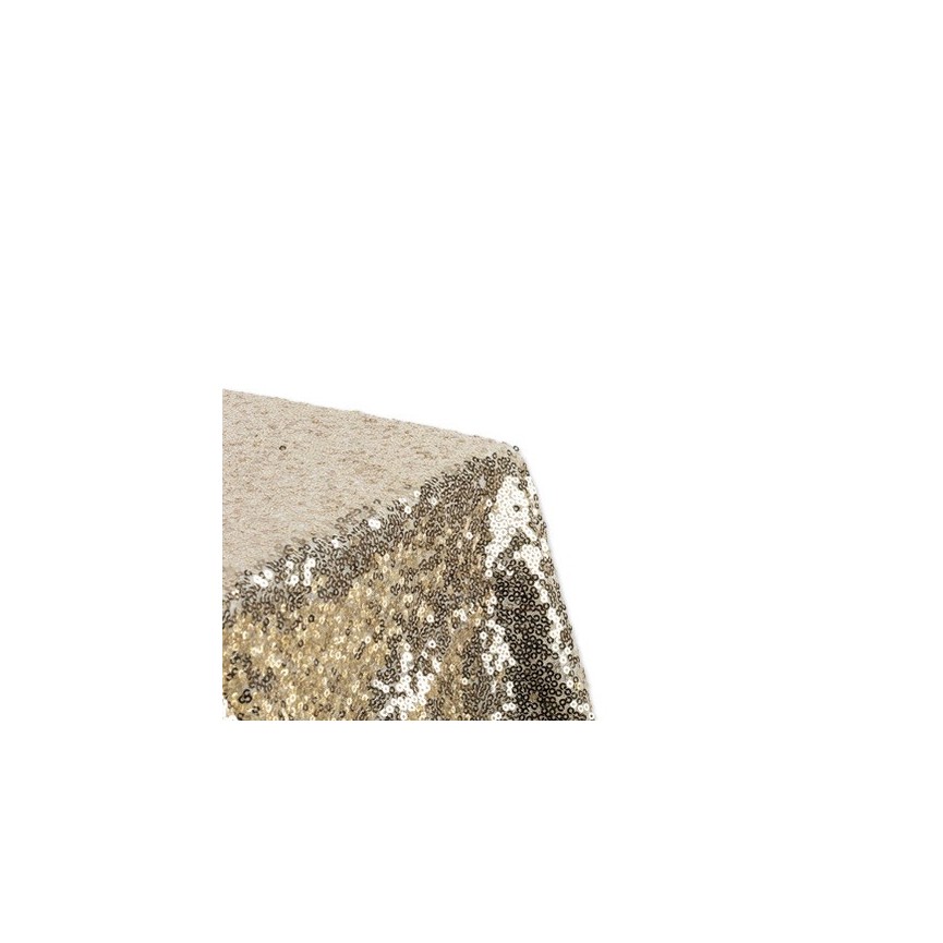Gold Square Sequins Table Cloth