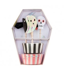 Kit 24 Cupcakes d'Halloween