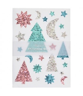Glittery Christmas Icons Stickers