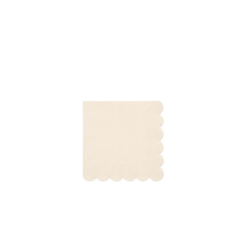 20 Large Simply Eco Napkins – Cream