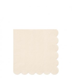 20 Large Simply Eco Napkins – Cream