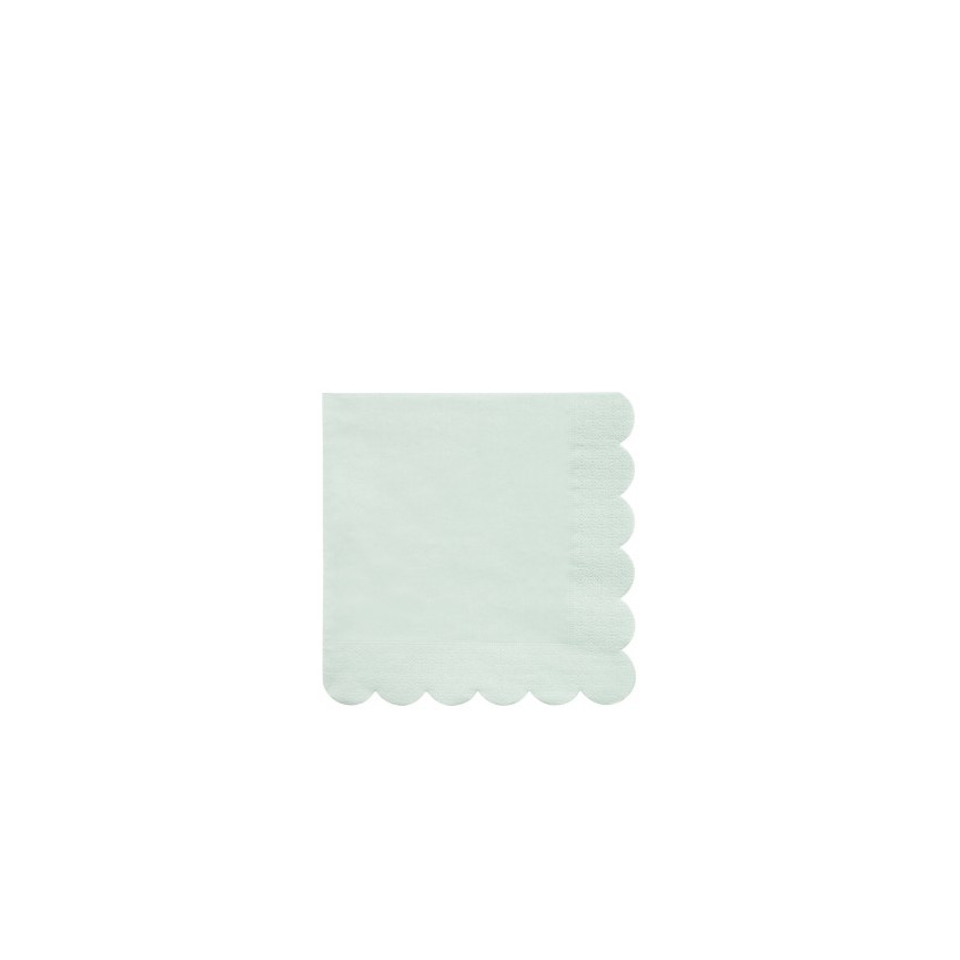 20 Large Simply Eco Napkins – Mint