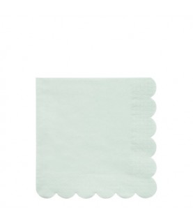20 Large Simply Eco Napkins – Mint