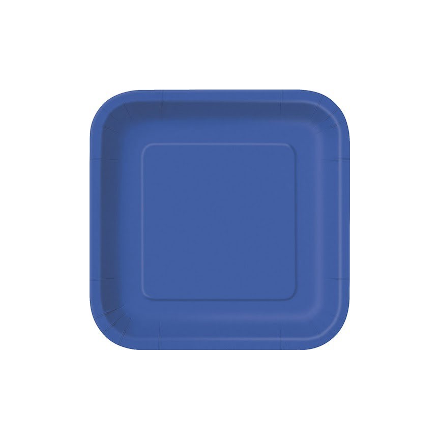 16 Royal Blue Small Plates