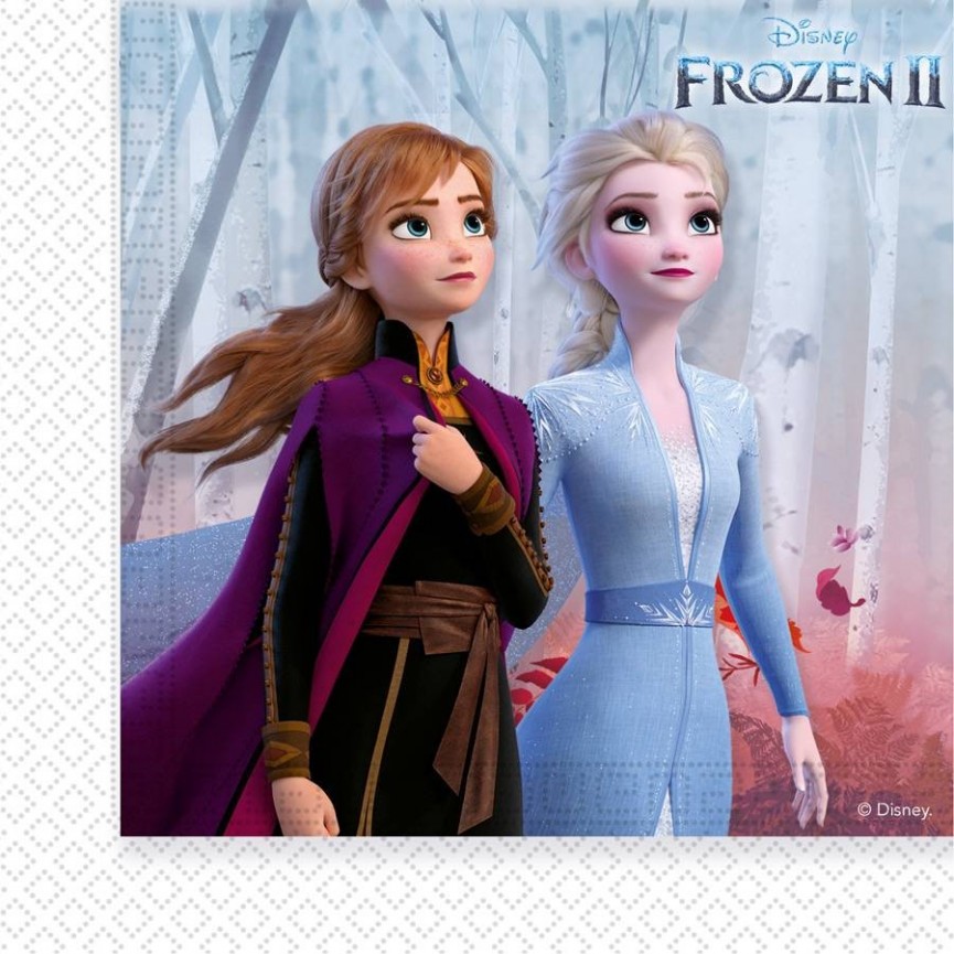 Serviettes La Reine des Neiges 2