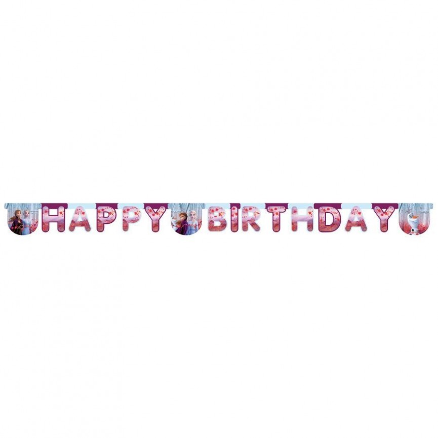 Happy Birthday Banner Frozen 2
