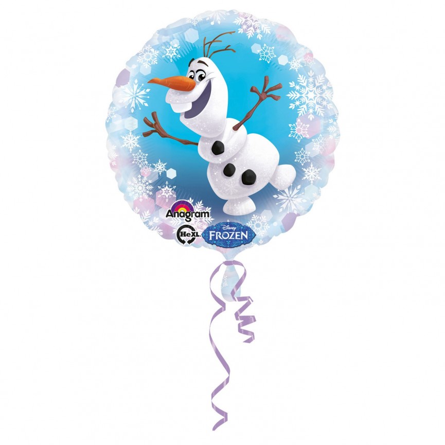 Ballon Mylar Standard Olaf La Reine des Neiges