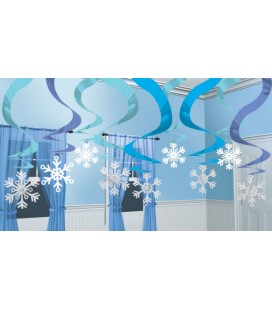 15 Snowflakes Swirls