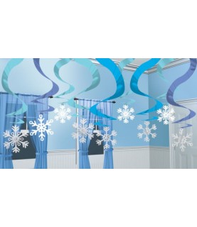 15 Snowflakes Swirls