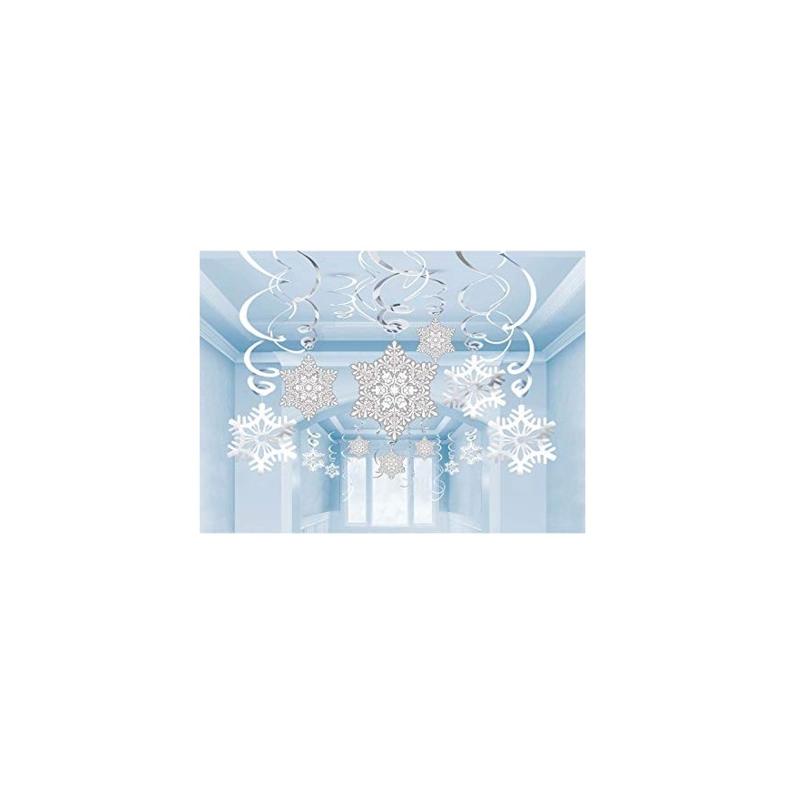 30 Snowflakes Swirls
