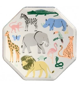Safari Animals Dinner Plates