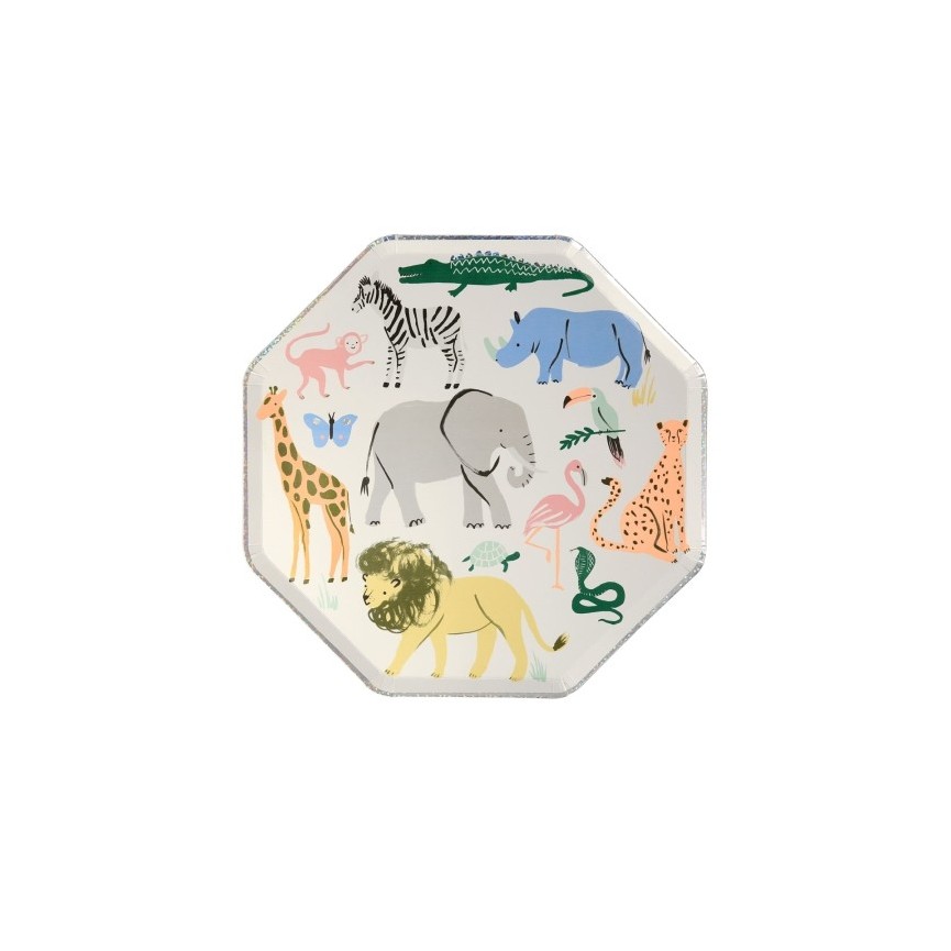 Safari Animals Dinner Plates