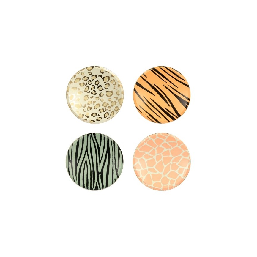 Savannah Animals Patterns Dinner Plates Savannah Animals Patterns Dinner Plates