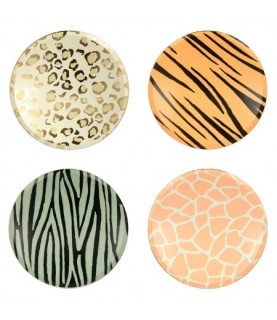 Savannah Animals Patterns Dinner Plates