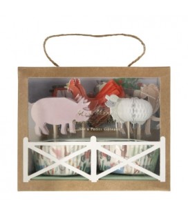 Kit 24 Farm Fun Cupcakes