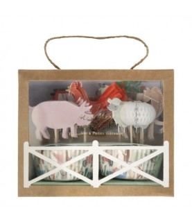 Kit 24 Farm Fun Cupcakes