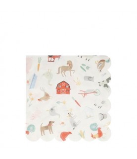 20 Farm Fun Napkins