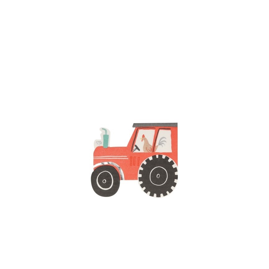 Tractor shaped Napkins