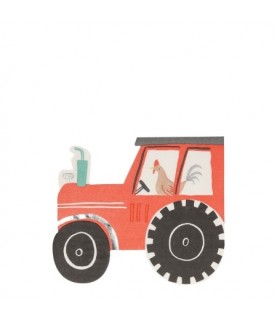 Tractor shaped Napkins