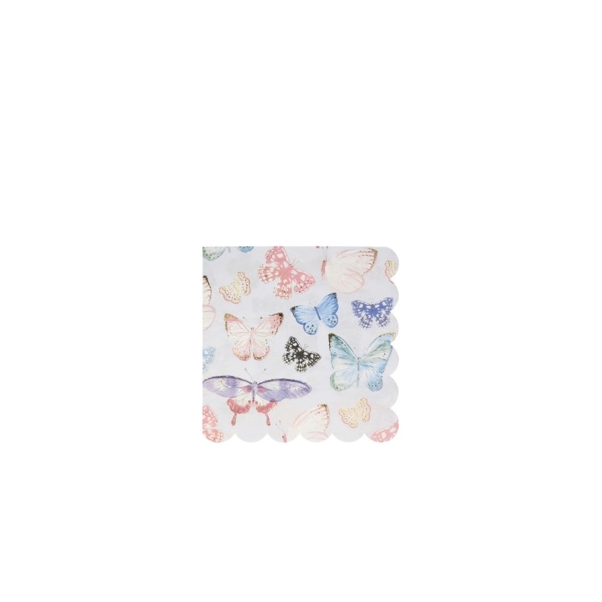 Grandes Serviettes Papillon Magie