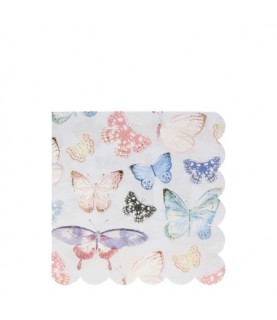 Grandes Serviettes Papillon Magie