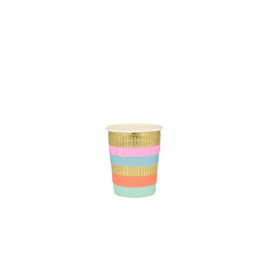 Circus Party Cups with Fringes