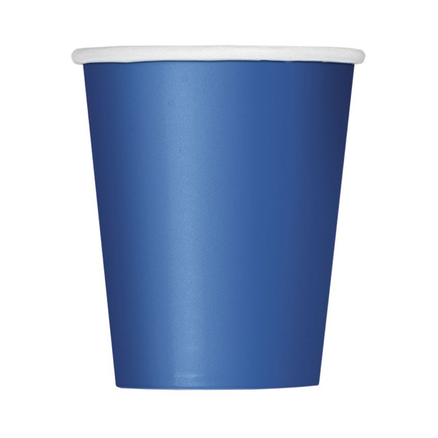 14 Gobelets Bleu Royal