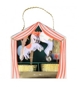 Kit 24 Circus Cupcakes