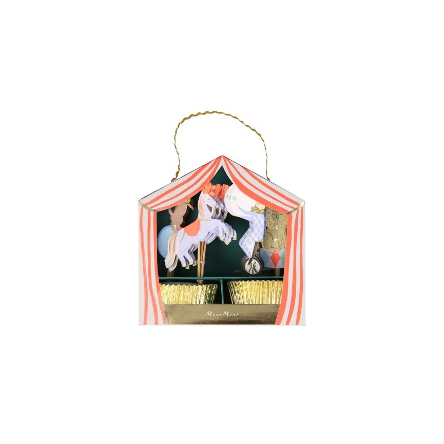 Kit 24 Circus Cupcakes