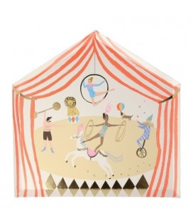 Assiettes découpées Cirque