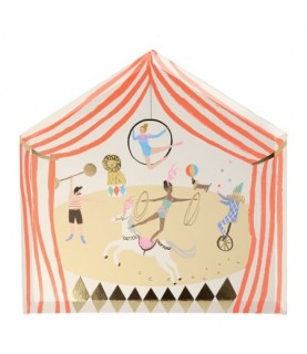 Assiettes découpées Cirque